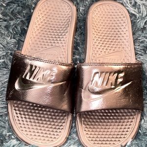 Size 9 Nike slides